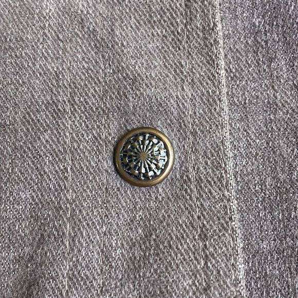 VINTAGE 1960s women's brown jacket with hand beaded golden eagle design size 8 - Picture 11 of 16